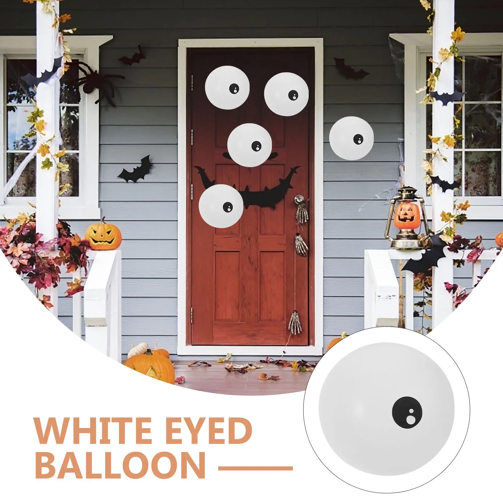 

100Pcs Eyeball Latex Balloons Party Decorations Big Funny Balloon for Halloween Birthday Carnival Latex Balloons