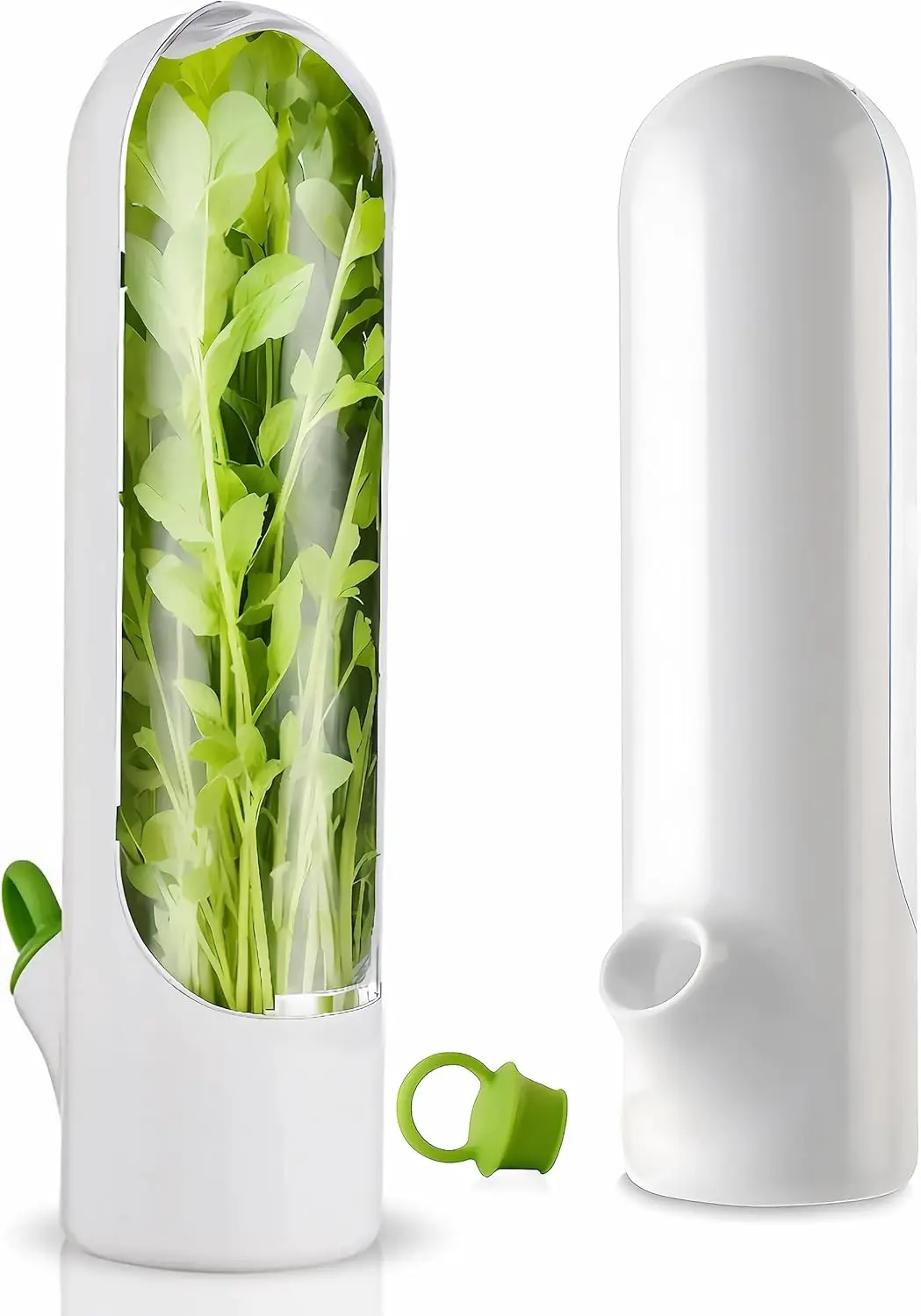 Herb Saver for Refrigerator,  Herb - Herb Saver Pod Containers, Herb   for Refrigerator,Herb  for Cilantro,Parsley, Asparagus, V