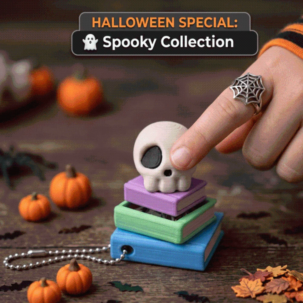 Llavero de fantasma de Halloween en miniatura, ligero, portátil, de plástico impreso en 3D, colorido, con diseño de caldero de bruja, ideal para rellenar bolsas de regalos.