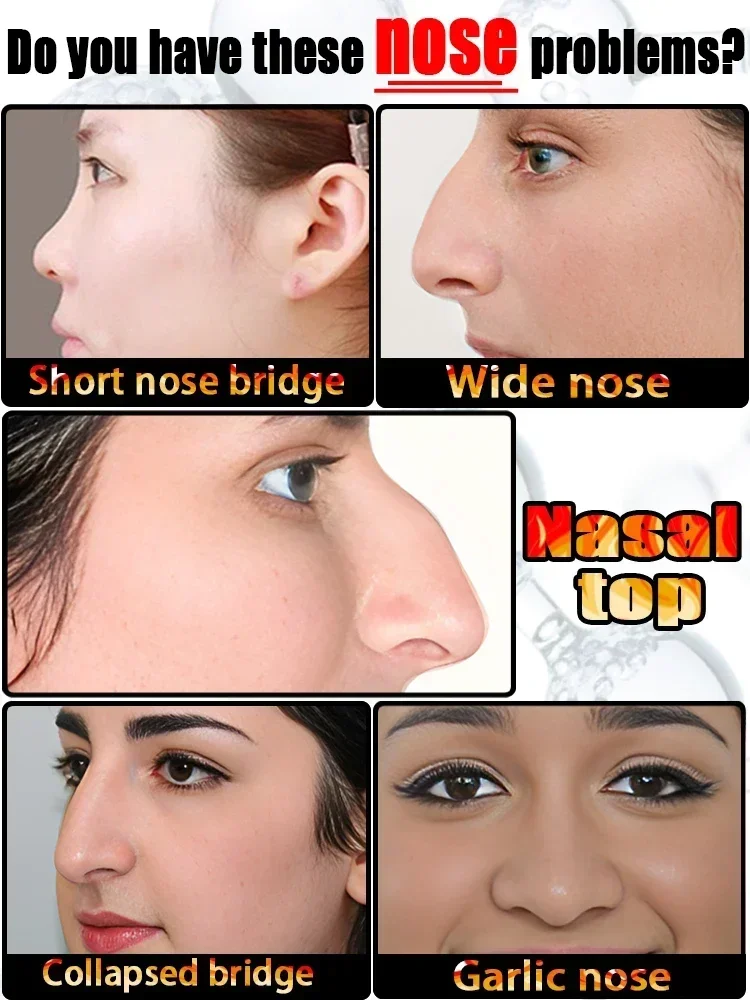 Aceite Esencial de masaje nasal, producto de belleza facial Natural, reafirmante, para realzar la rinoplastia, para hidratar la nariz