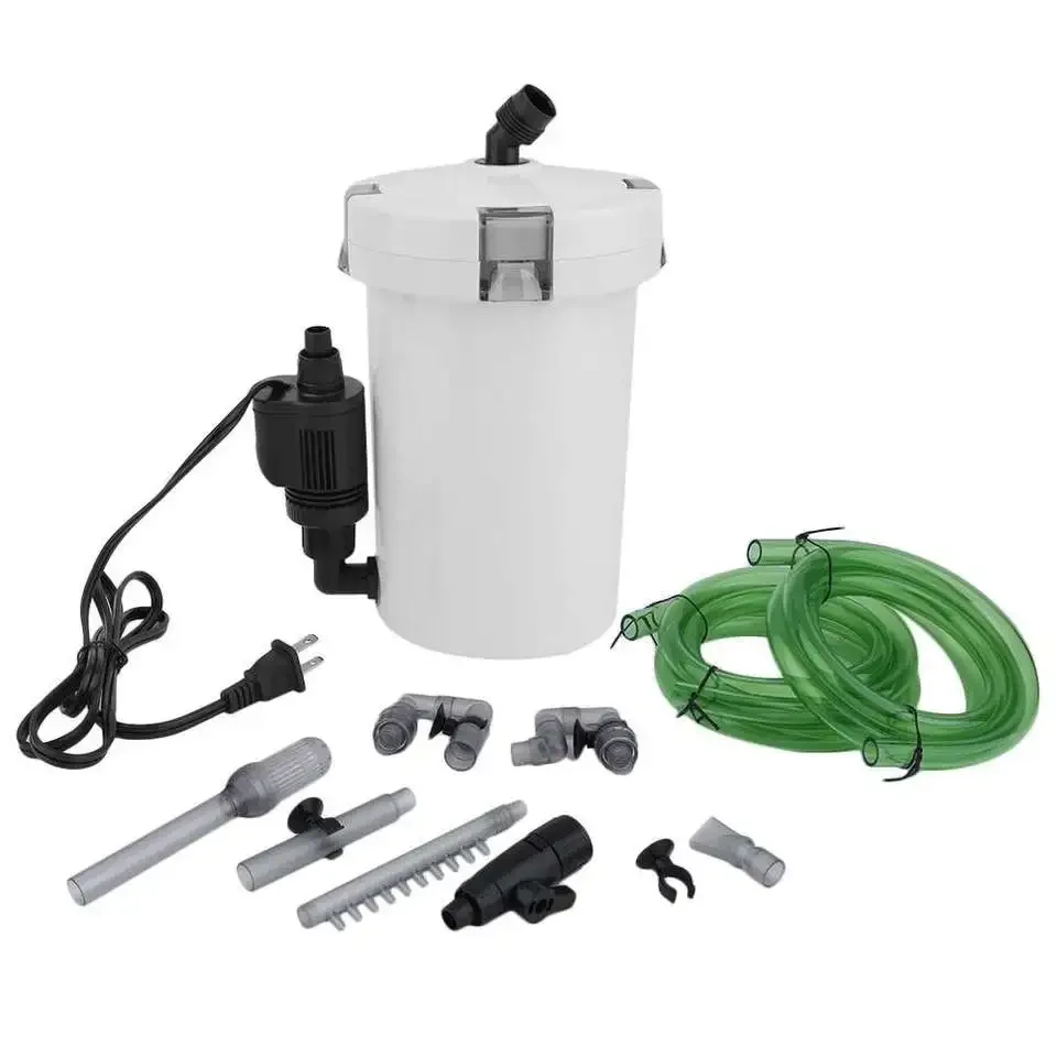 External Canister Filter for Fish Tank, 3-Stage Aquarium, HW-603B 400L/H