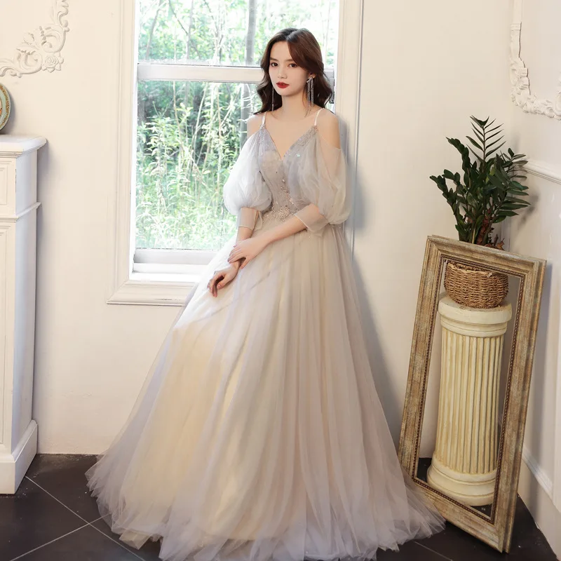 

Long Women's Evening Dresses Woman Elegant Party Dresses For Women Luxury Evening Dresses customized Party Dress Ball Gownscus