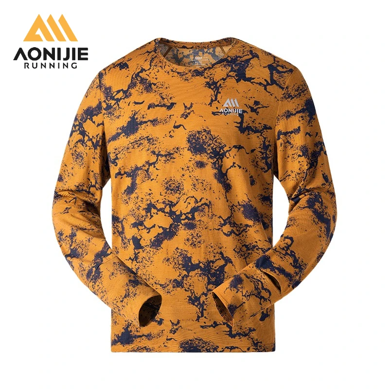 Undershirt Crew Neck - AONIJIE FM5267 Merino Wool Men Long