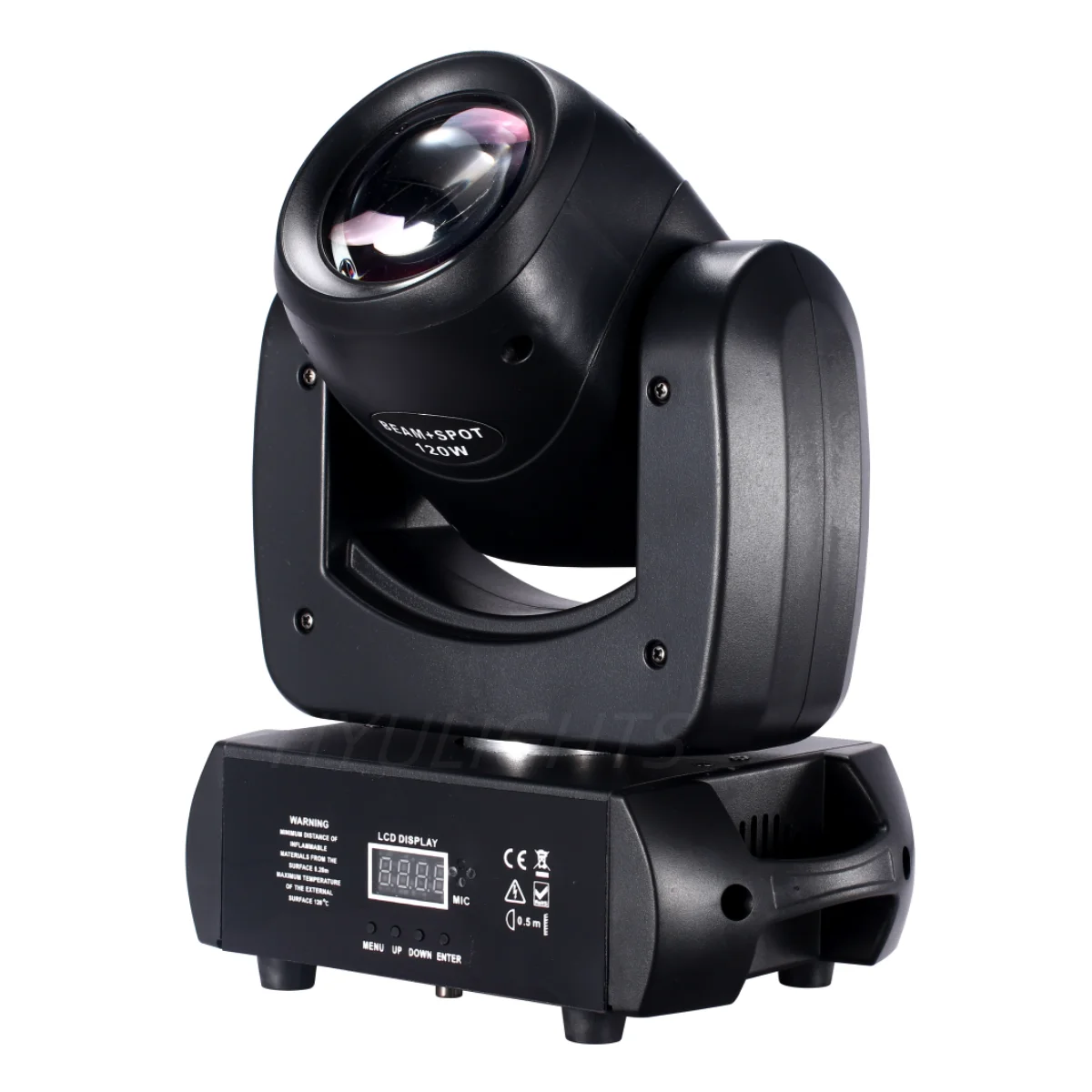 mini led moving head light ponto de feixe prismas rotativas dmx bar strobe stage effect 120w 01