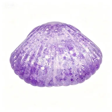 Sticky Purple Pinch Music 6-piece Set Jellyfish Shell Slow Rebound Decompression Toy Box Vent Artifact.