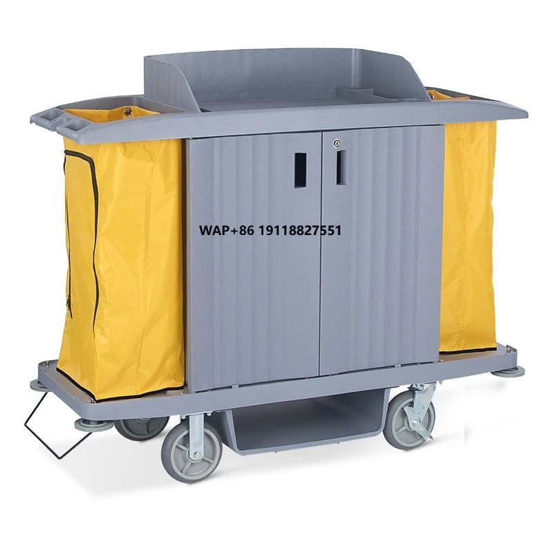 Laundry Cart Multipurpose Room Service Cart Property Cleaning Vehicle Hotel Hospital High-speed Rail Handpush Tool Trolley