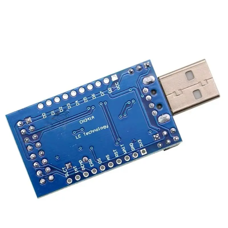 DT22 CH341A Programmer USB to UART IIC SPI for I2C Converter Module with Indicator Lamp for MCU Firmware Flashing