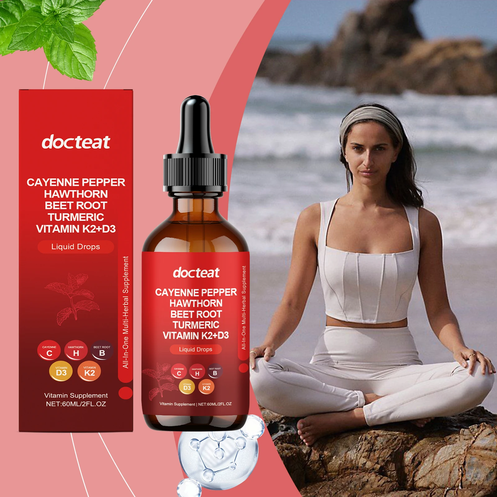 Cayennepeperdruppels met meido - Vitamin D3 K2 Drop recensie en prijs
