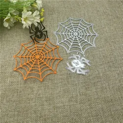 Halloween Spider Cobweb Metal stencil mold Cutting Dies decoration scrapbook die cut Album Paper Craft Embossing DIY Card Crafts