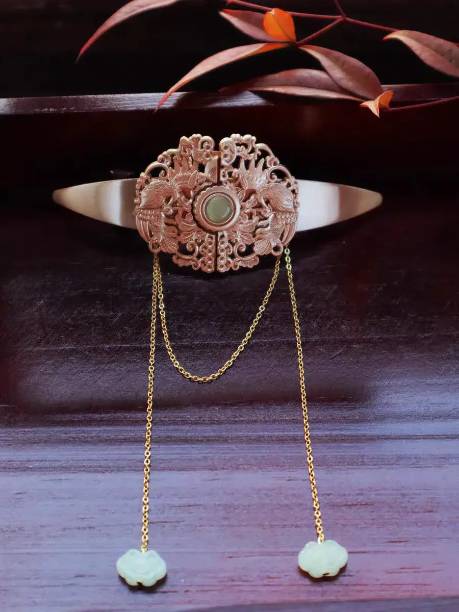 Hanfu Kopfbedeckung Vintage schöne Haarspange Retro Haarspange Krone Prinzessin Cosplay Quaste Zubehör