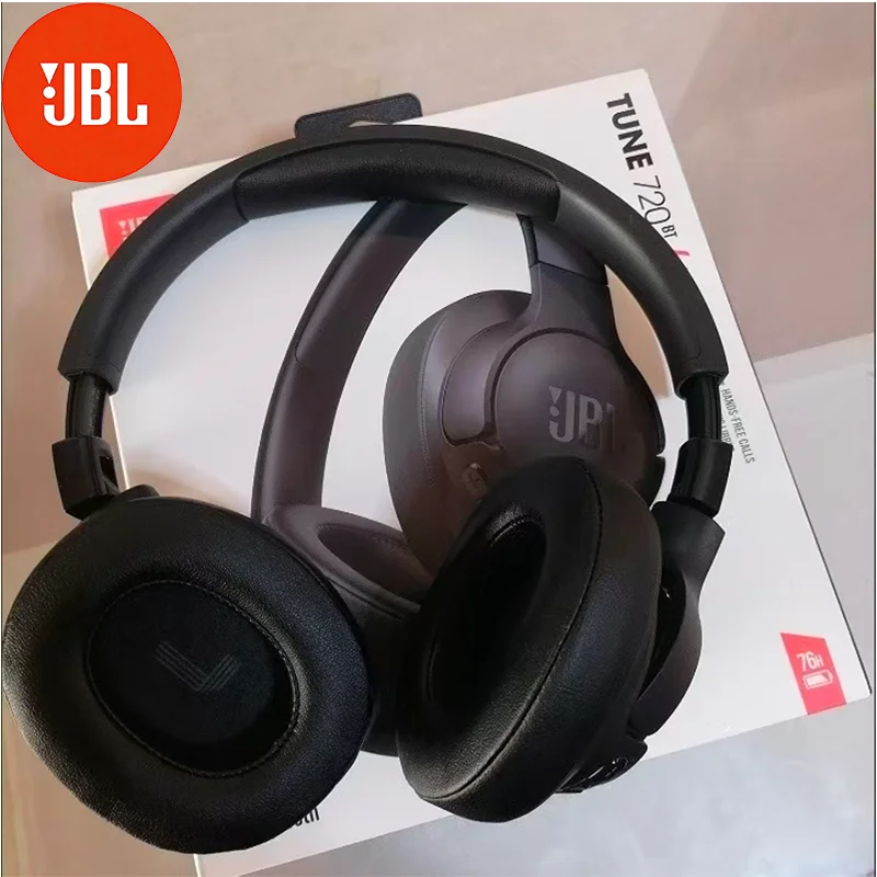 JBL TUNE 720BT Over-Ear Bluetooth Headphones Headset for Mobile Phones Computers Gaming and Music