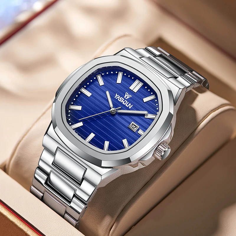 Watches for Man Quartz Waterproof Luminous Hand Stainless Steel Business Male Fashion Wristwatch Relogio Masculino