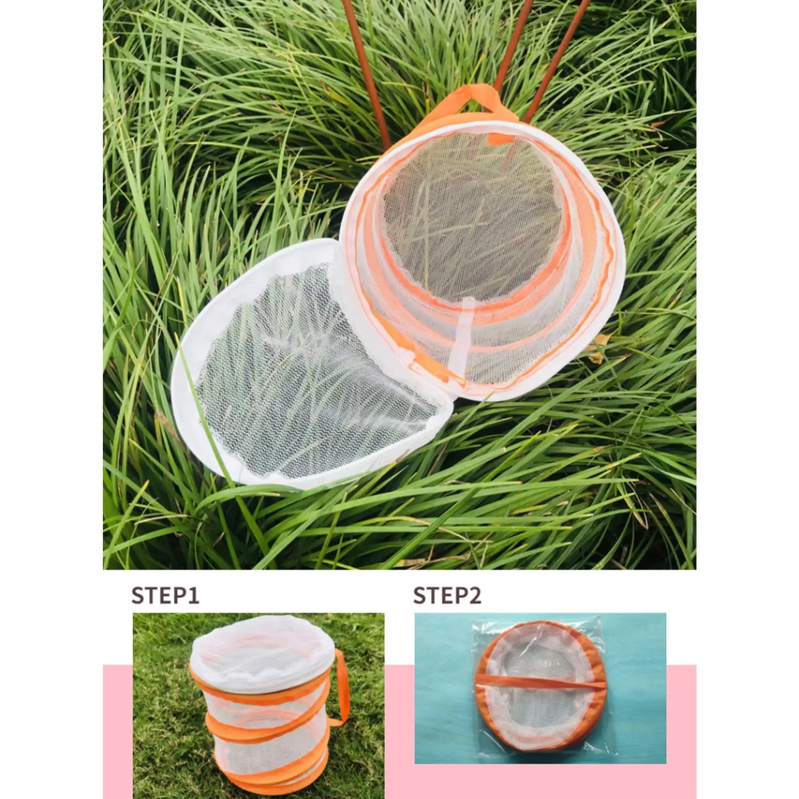 Folding Mesh Cage Adventure Kit Kit, Breeding Feeding Container Over 3 Birthday Gifts