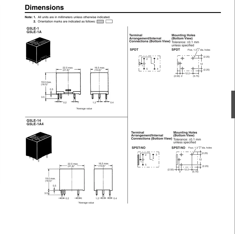 Imagem -04 - Relé G5le1-e36-12v G5le ha e G5le-1-ha-e 12vdc G5le-1-ha-e 16a 5pin 100 Original 10 Peças por Lote Novo