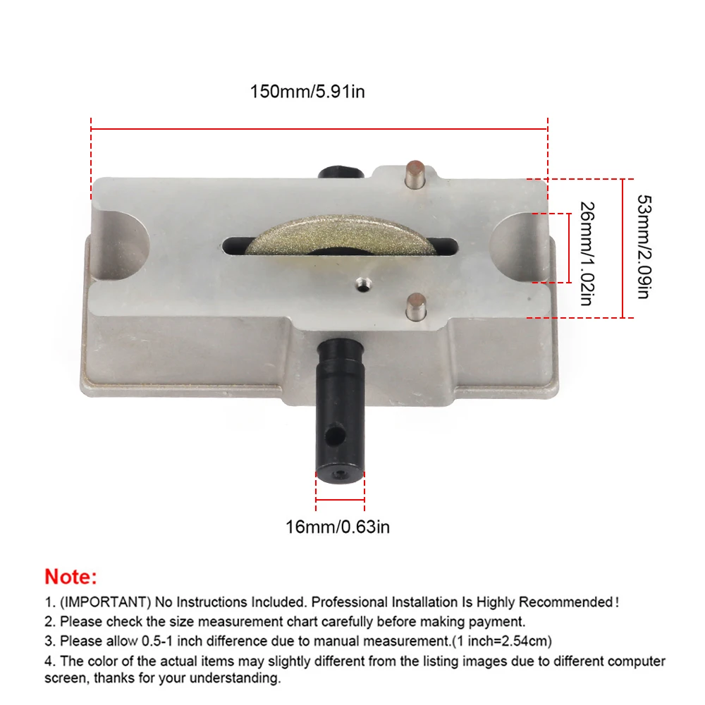 New Rectangle Speedway Precision Piston Ring End Space Filer Tool Pistons Rings Accessories