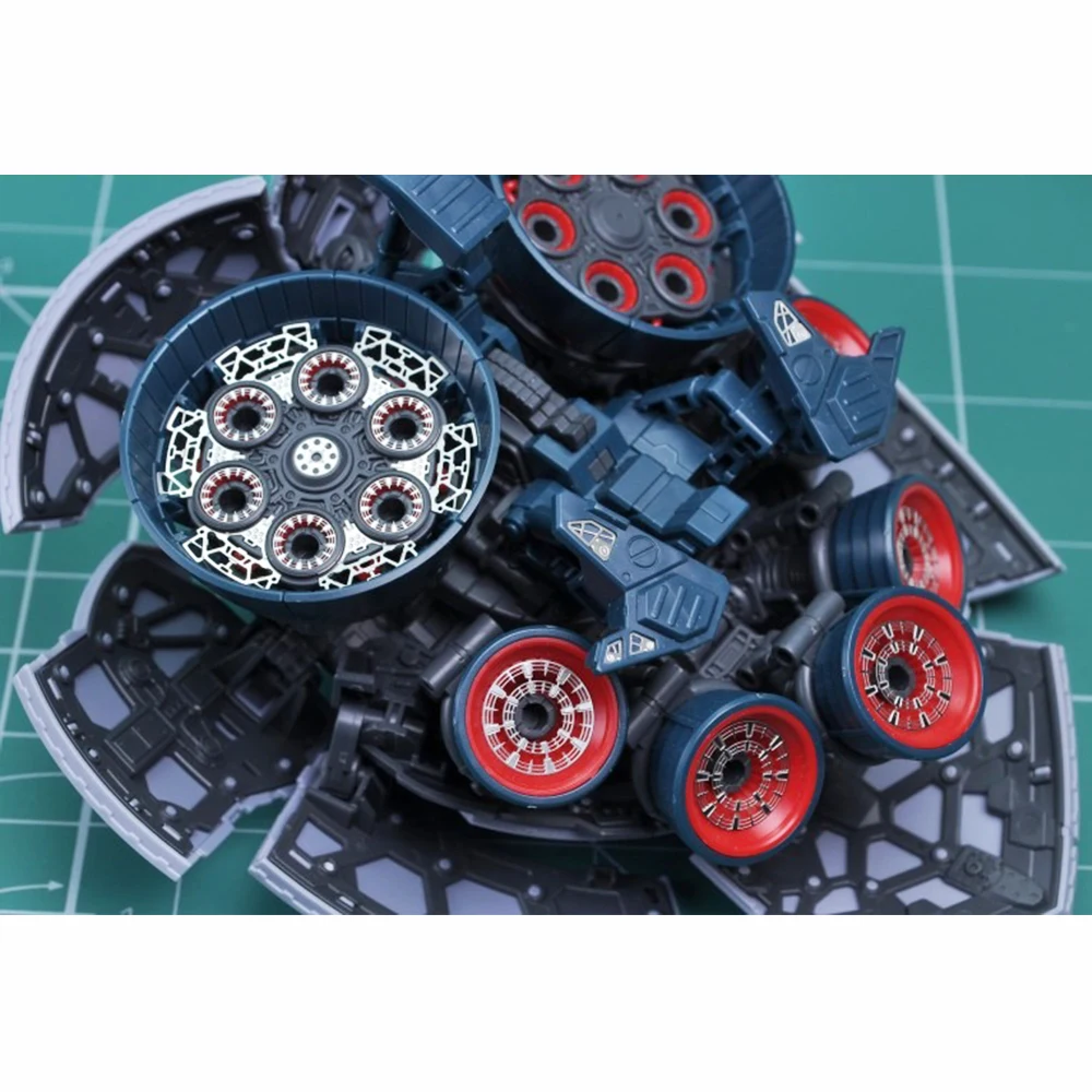 MADWORKS-piezas de grabado de Metal para 1/144 RG Zeong, juego de detalles, herramientas de actualización para adultos, entusiastas del modelo, Hobby, regalos de colección