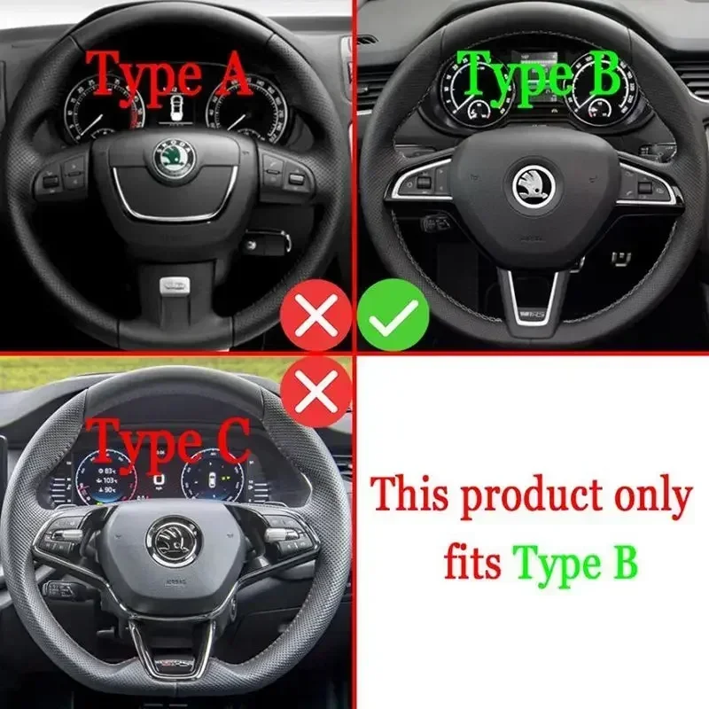 For Skoda Octavia A7 MK3 5E RS VRS Superb B8 Scala Karoq Kodiaq Car Steering Wheel Shift Paddle Extend Shifters Sticker DSG Gear