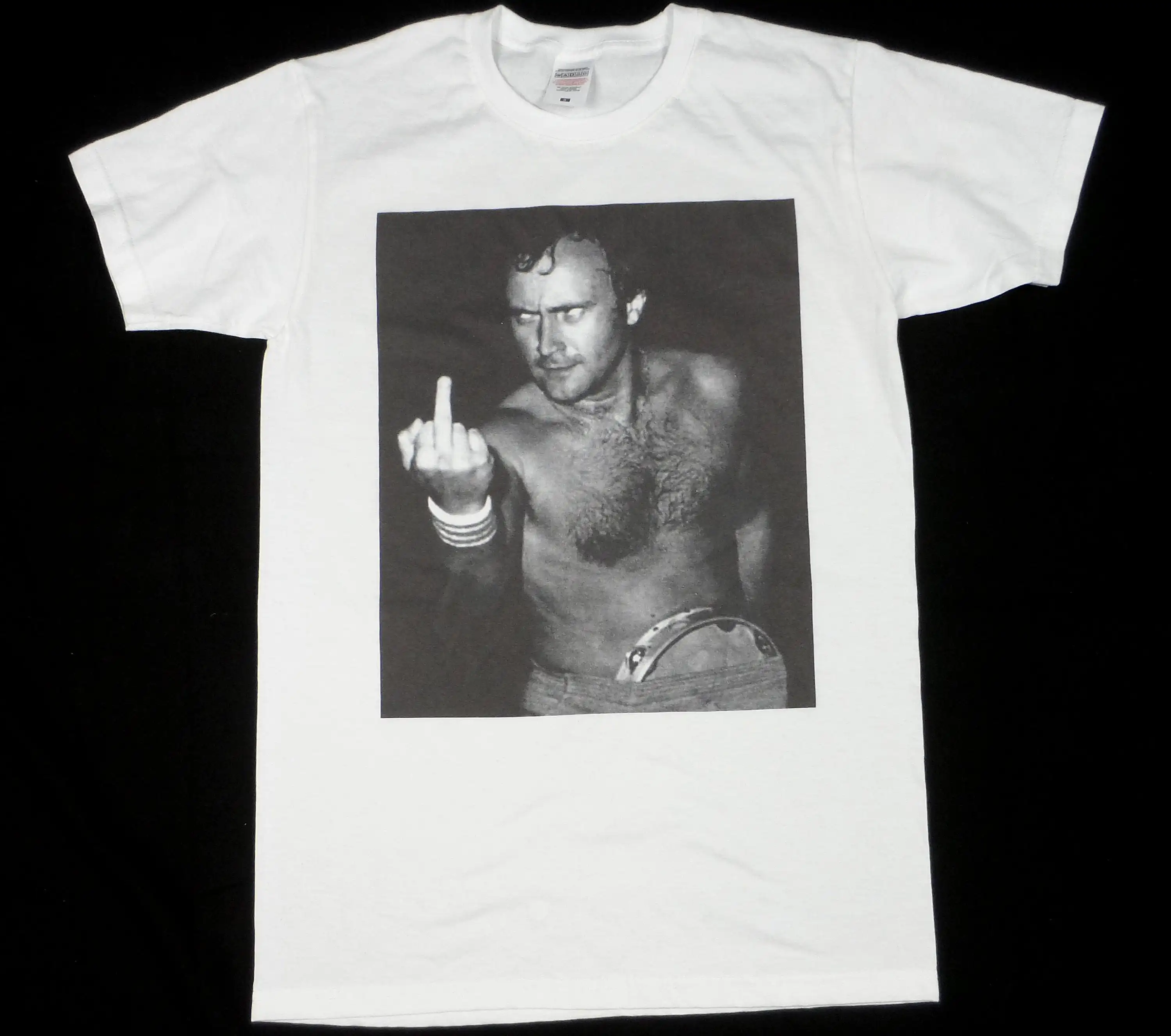 Phil Collins White T shirt sizes available S 3XL