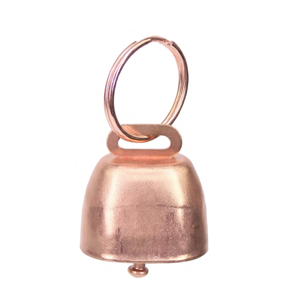 Durable Metal Cow Bell Loud Sound Livestock Grazing Bell Pet Tracking Alarm Charm DIY Project Wind Chime