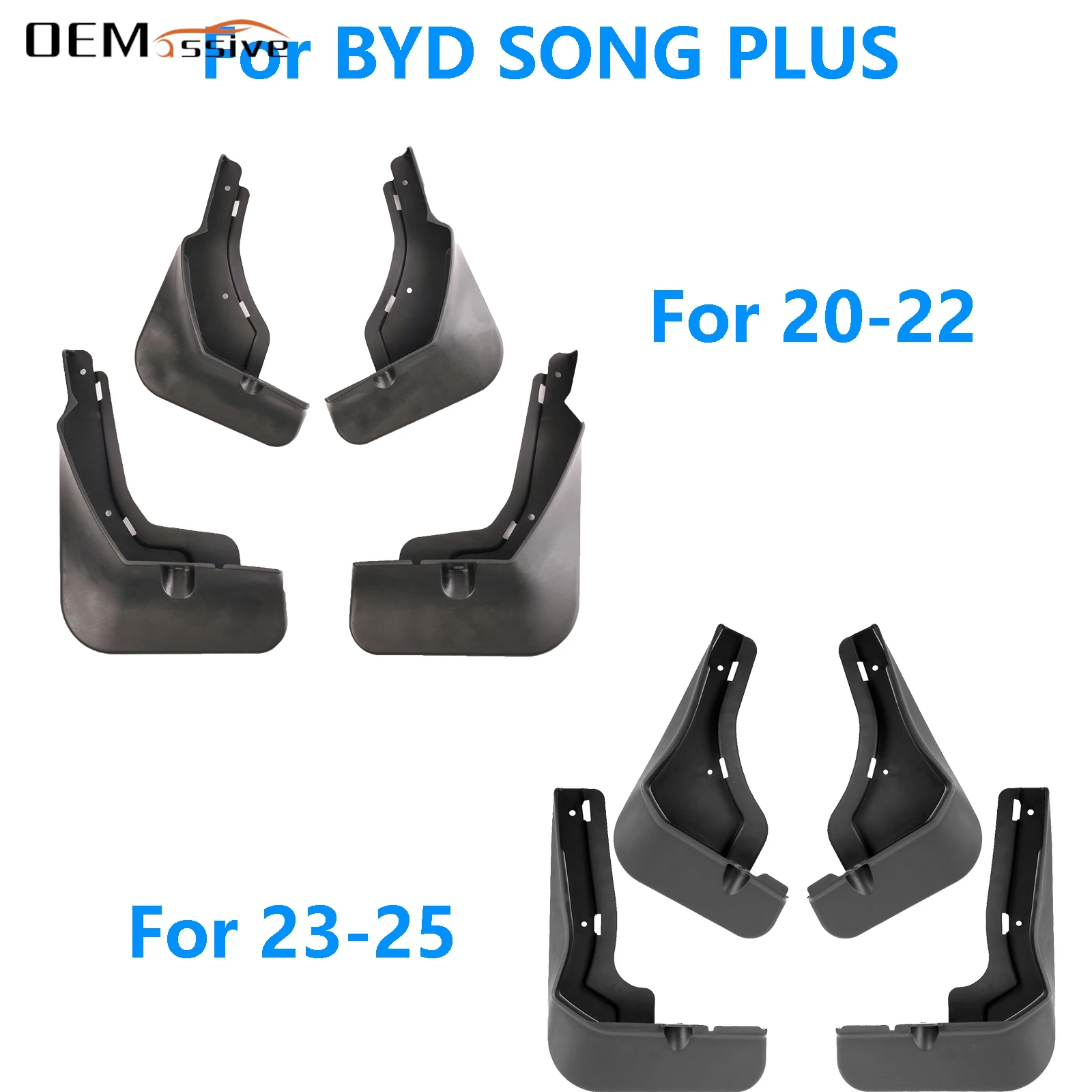 4X Splash Guards Mudguard Fender Mudflaps Mud Flap Guards For BYD SEAL U Sealion 6 SONG PLUS DMI EV Champion Edition 2020-2025