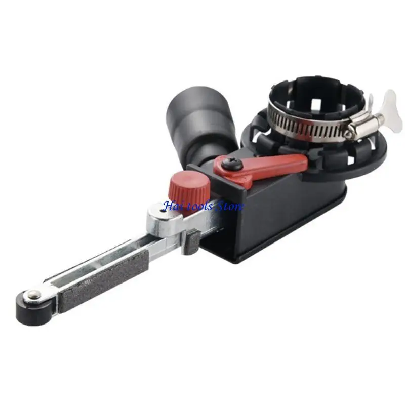 X37E 6-Gang-einstellbarer Akku-Bandschleifer, 300-W-Motor und Edelstahlkonstruktion, für beengte Bereiche – Detail 3