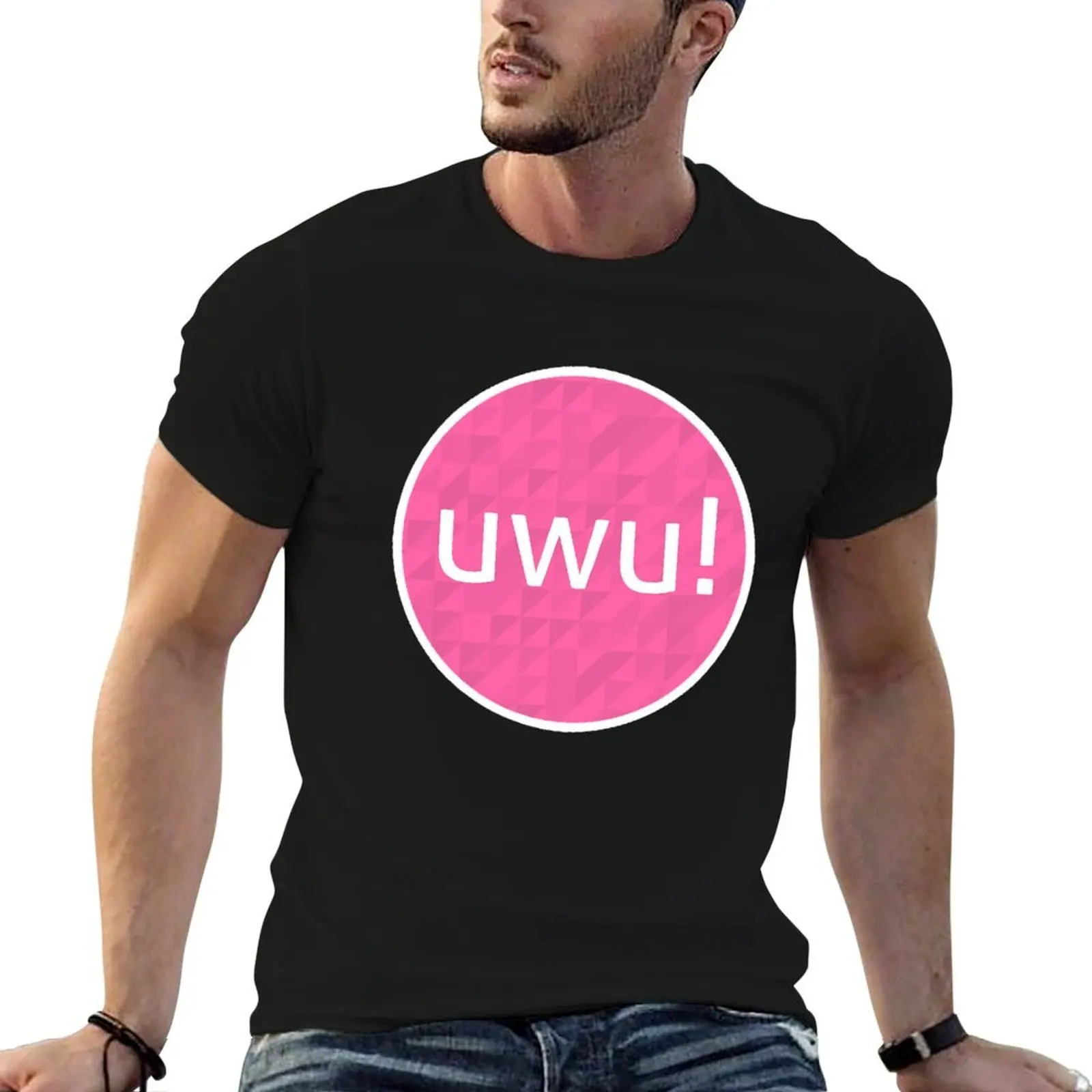 

osu! uwu! T-Shirt t shirts cotton 100% man graphic t shirt T-Shirt