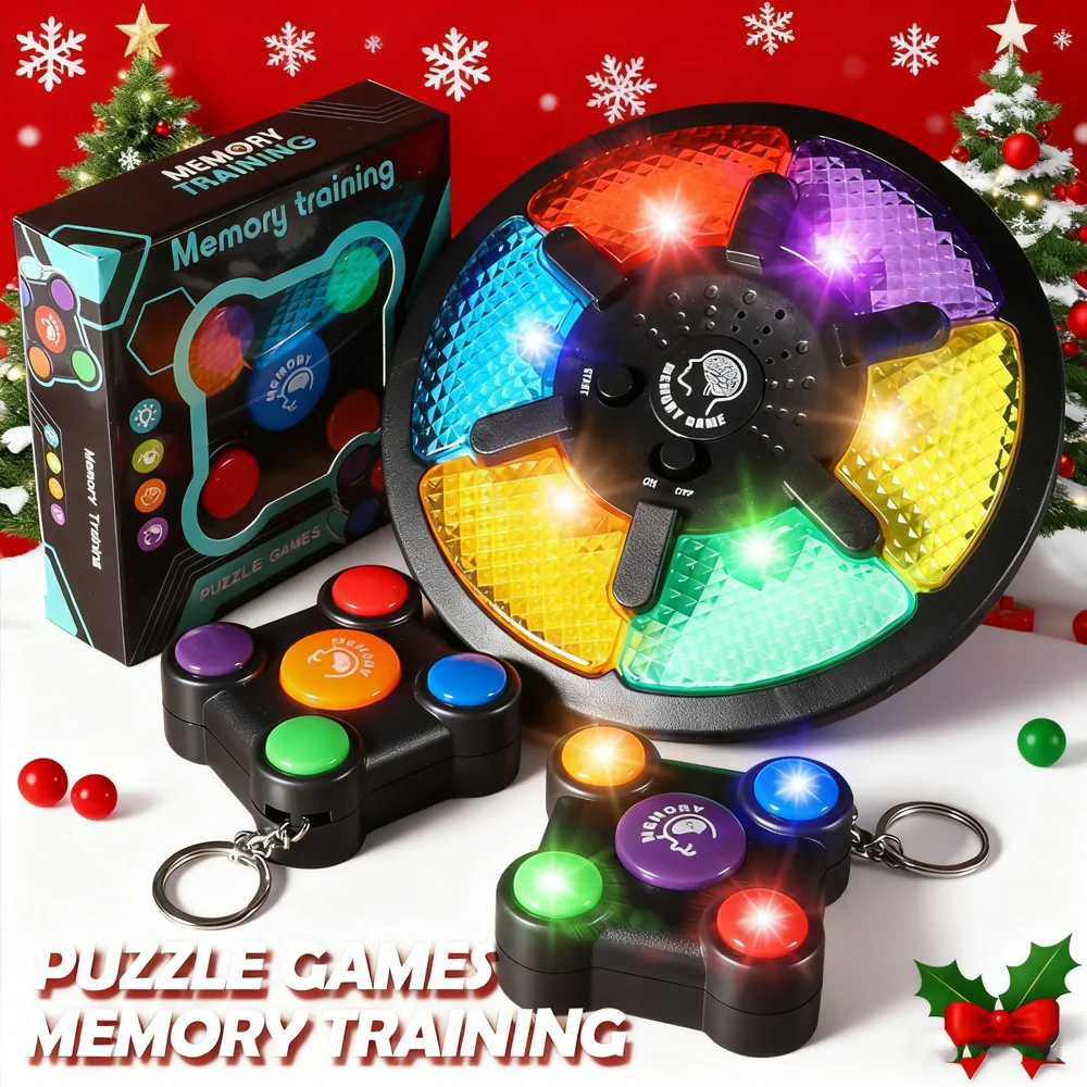 Giant/Small Memory Game Console Toy for Toddlers & Teens - Perfect Christmas Present Educational Fun Brain Teaser