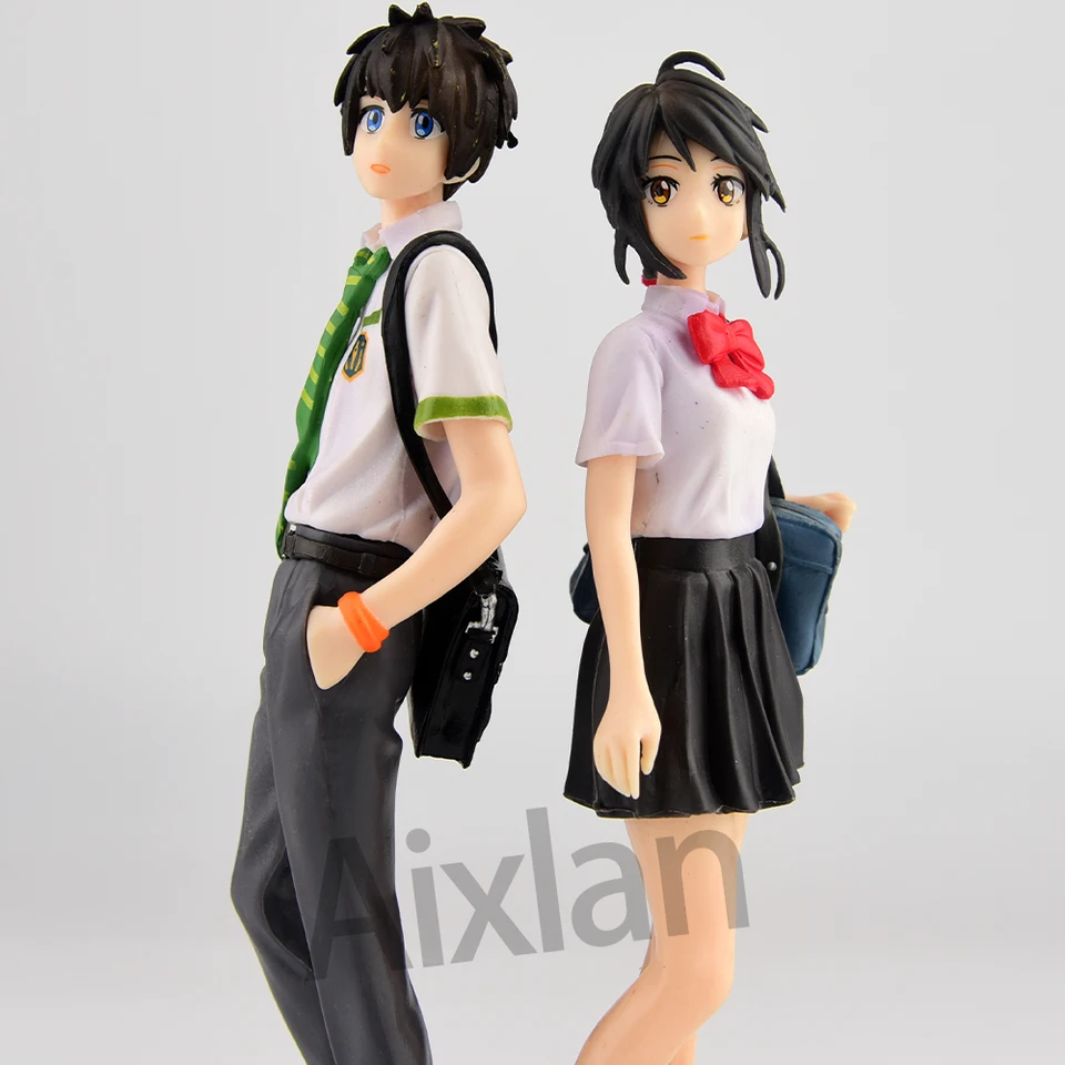 20CM Anime Figure Tachibana Taki Miyamizu Mitsuha PVC Action