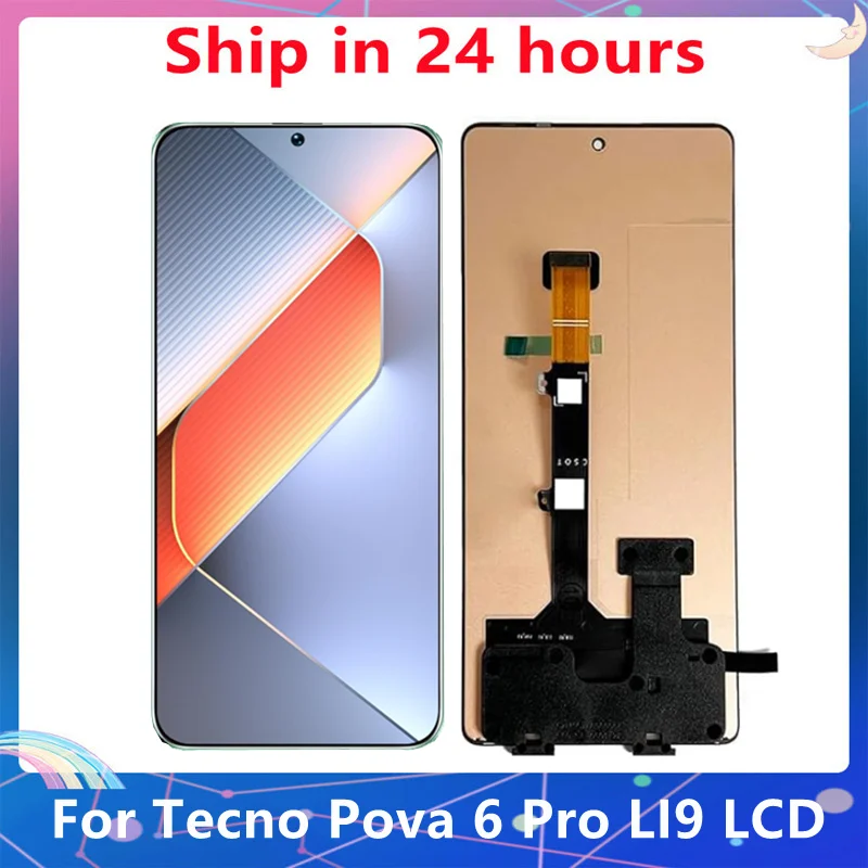 high quality Display  LCD Screen For Tecno Pova 6 Pro LI9 Replacement LCD Display Touch Digitizer Assembly Black