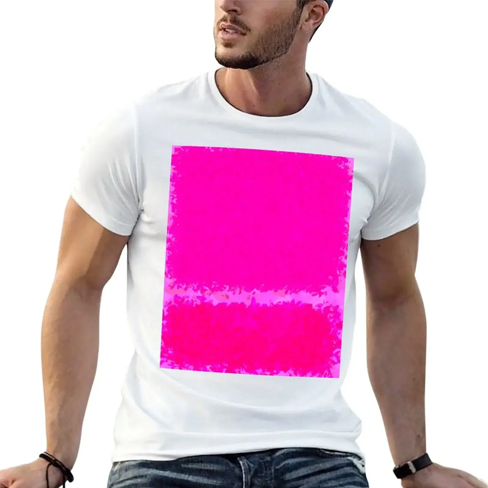 Original Abstract Rothko Style Titled: Pinky Brain T-Shirt Aesthetic clothing vintage anime shirts men