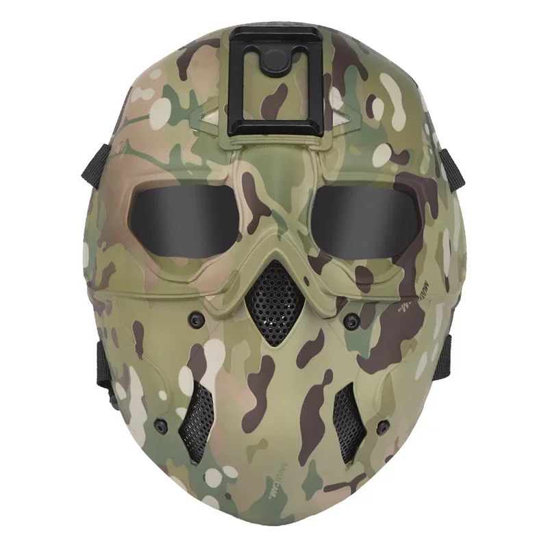 ZXYHFE Tactical Mask Wild Halloween Full Face Shooting Protective Hunting Gear Outdoor CS Sports Equipment Paintball Accessories