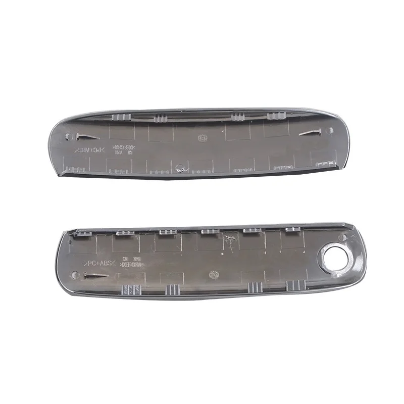 4 pcs Car Outside Door Pull Grab Handle Cover Black For AUDI A6 C6 2005-2011 Black Silver