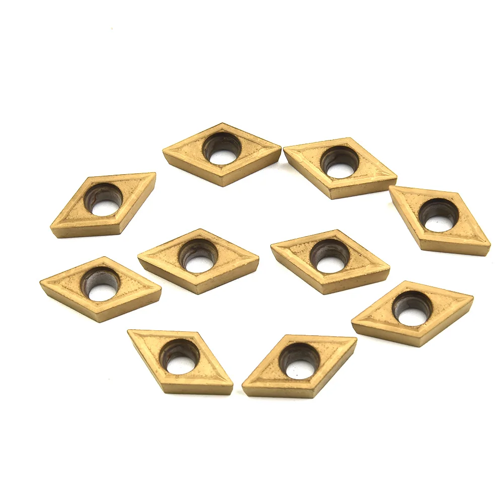 

10pcs/kit DCMT11T304-HM YBC251 Blade Accessories Carbide DCMT11T304-HM YBC251 For Lathe Turning Holder Tool For Semi-finishing