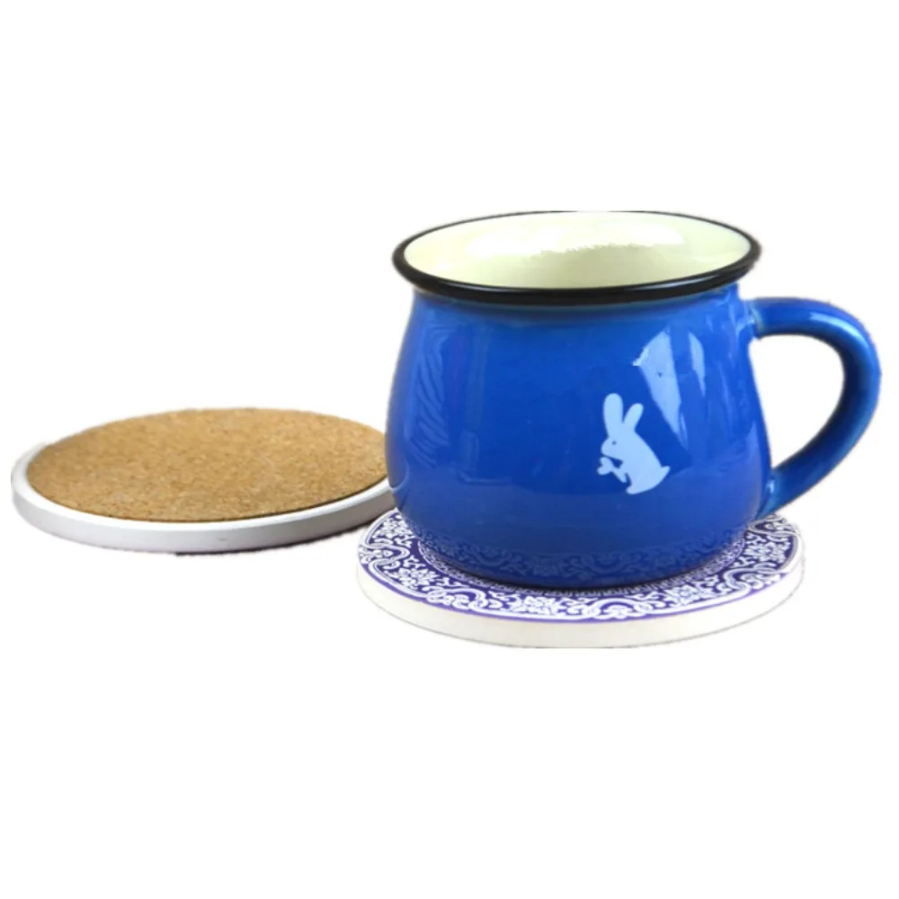 Breakfast Cup Nordic Ceramic Milk Cup 300/400ml Vintage Coffee Mug Solid Color Tea Cup Living Room