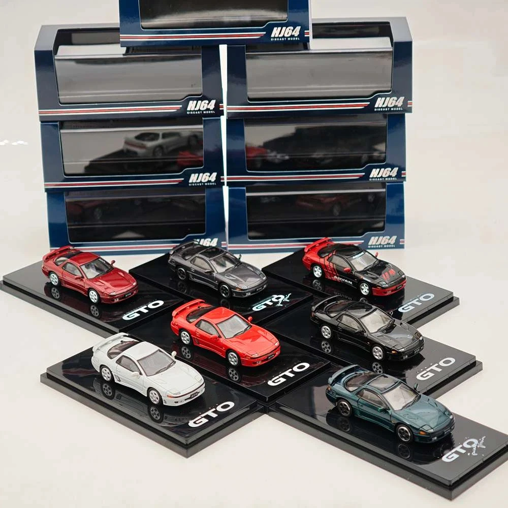 Hobby Japan 1/64 for GTO Twin Turbo JDM HJ641065 Series Diecast Model Car Miniature Limited Collection Toy Vehicle Models