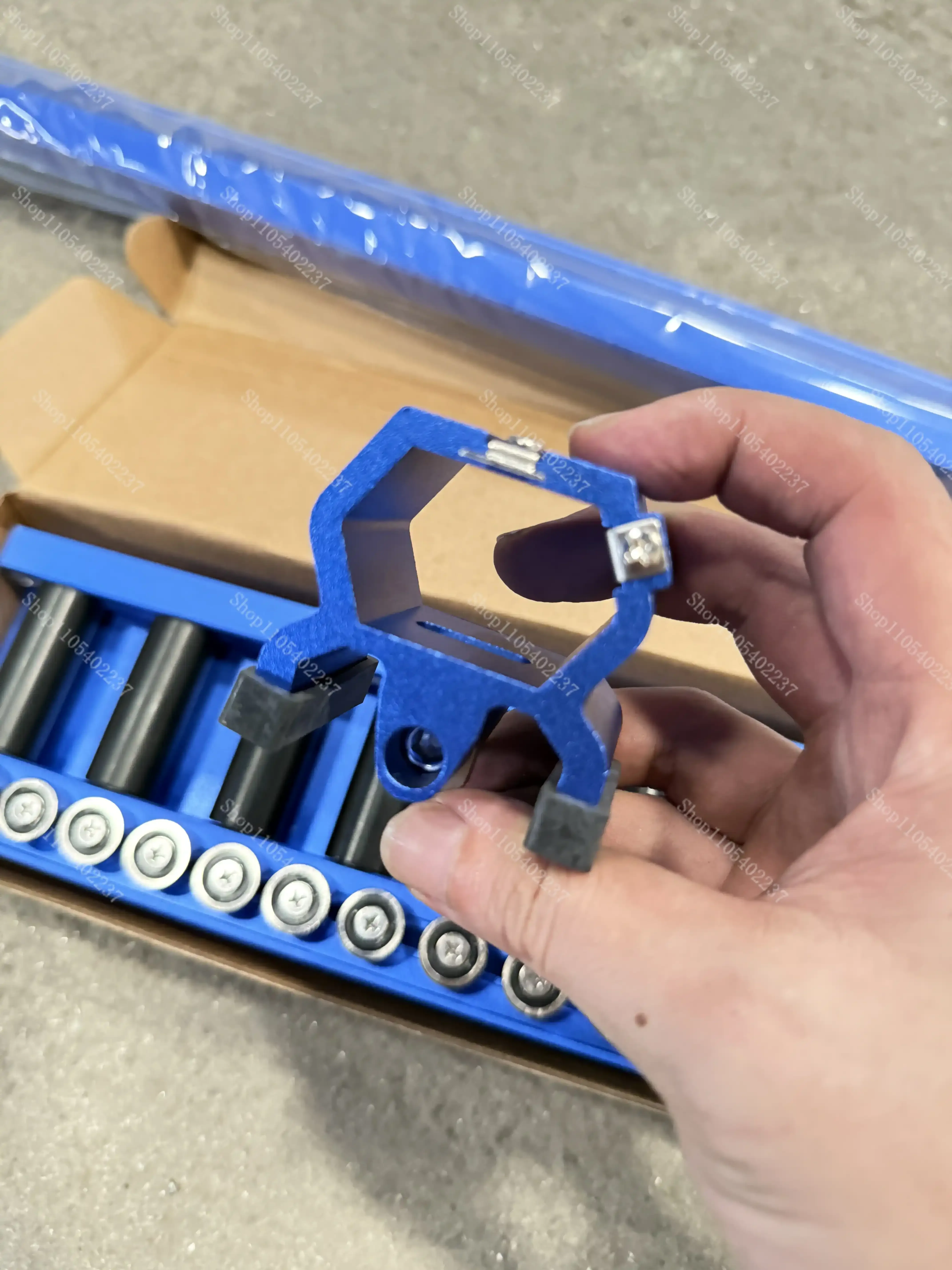 T Type Tile Cutter 90cm Stainless Steel Bearing Aluminum Alloy Rail Blue