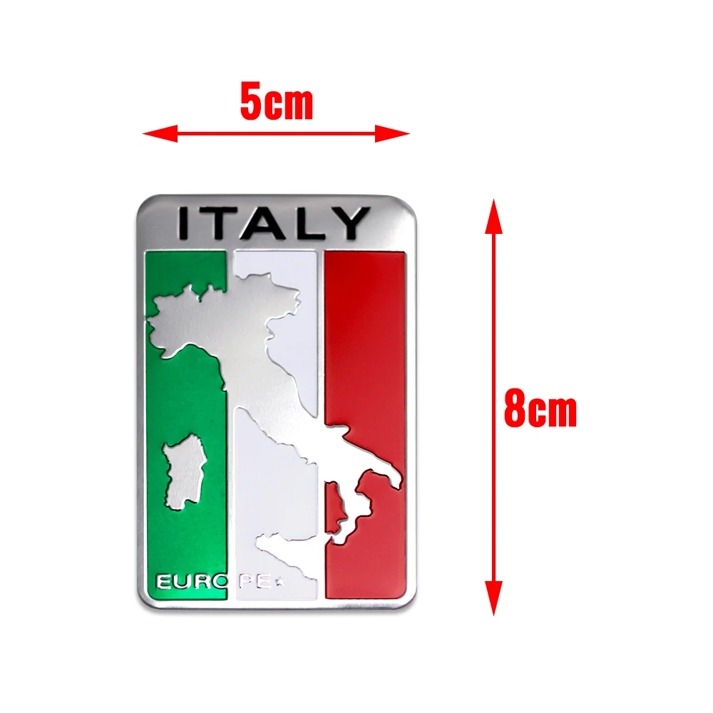 Car Aluminum Badge Body Decor Sticker For Alfa Romeo Italy Giulietta GT 159 147 156 Mito Brera Giulia F1 Stelvio Volante Clover