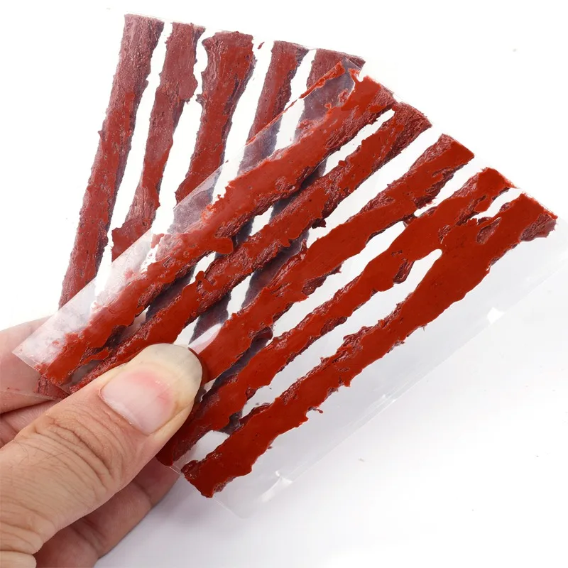 5-50PCS Tire Repair Strips Tubeless Rubber Stiring Glue Seals for Car Motorcycle Bike Tyre Puncture Repairing Tools Accessories