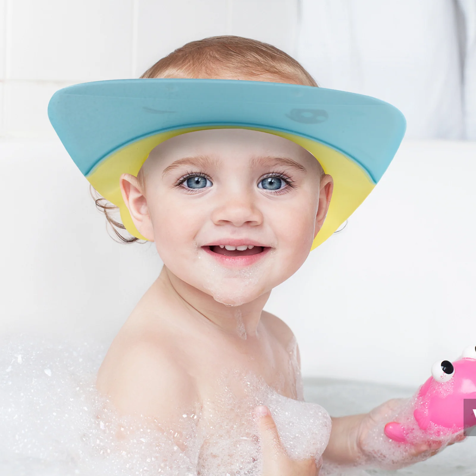 

Shampoo Cap Wash Shower Hat Replacement Baby Kids Cartoon for Washing Hair Silicone Reusable Toddler Shield Visor