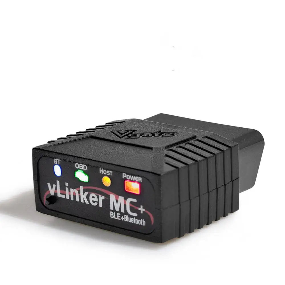 Новый Vgate VLinker MC + ELM327 V2.2 беспроводное соединение BT 4.0 OBD 2-кодовый считыватель для Android IOS автомобильный диагностический сканер