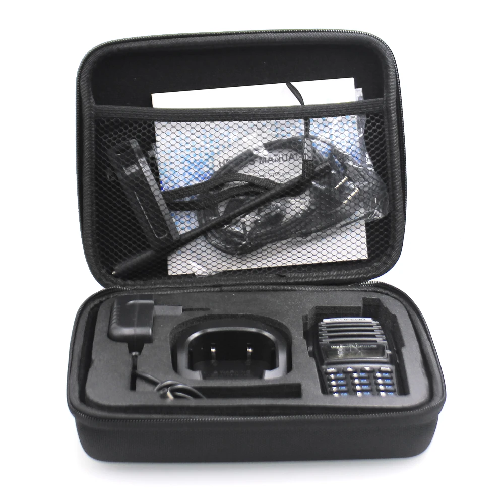 Baofeng UV-82 Case Bag Black Handbag Portable Bag Suitable for Baofeng UV-82 handheld Transceiver High Quality Accessories