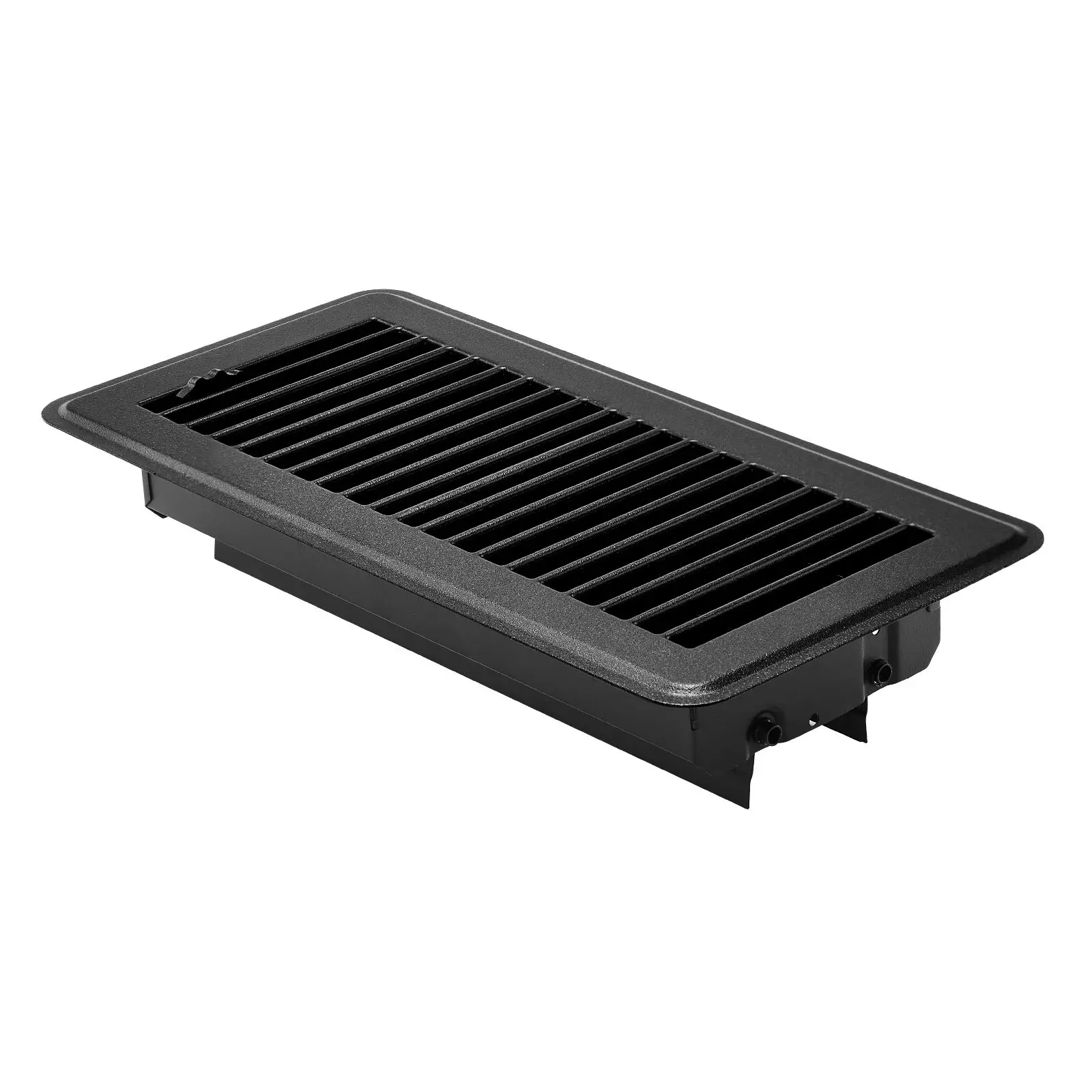 4 x 10 Inch Floor Registers, 12-Pack Vent Grilles, HAVC Heavy-Duty Walkable Iron Floor Vents, Easily Adjustable Rust-Proof Air V