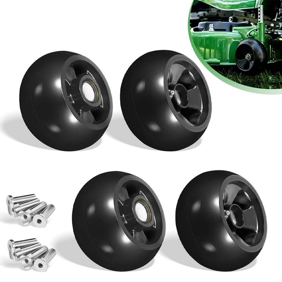 TM AM125172 Deck Wheel Kit Compatible with John Deere 48