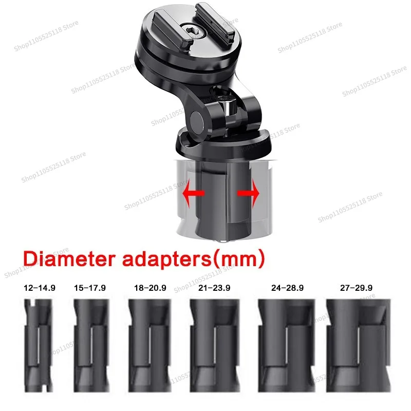 For Motorcycle, Racing Car, Mobile Phone Holder, Navigation Bracket, Motorcycle Travel Navigation Fixed Clip, Shockproof.