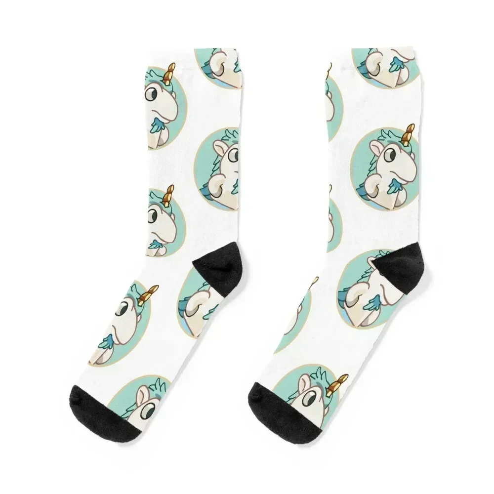 unicorse hole Socks summer soccer anti-slip hiking bright garter Socks Ladies Men's