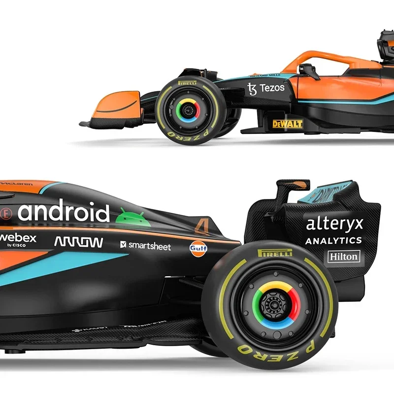 1:24 Alloy Luxury Vehicle Diecast Cars Model Toy DieCast 2022 F1 MCL36 #3 Daniel Ricciardo #4 Lando Norris