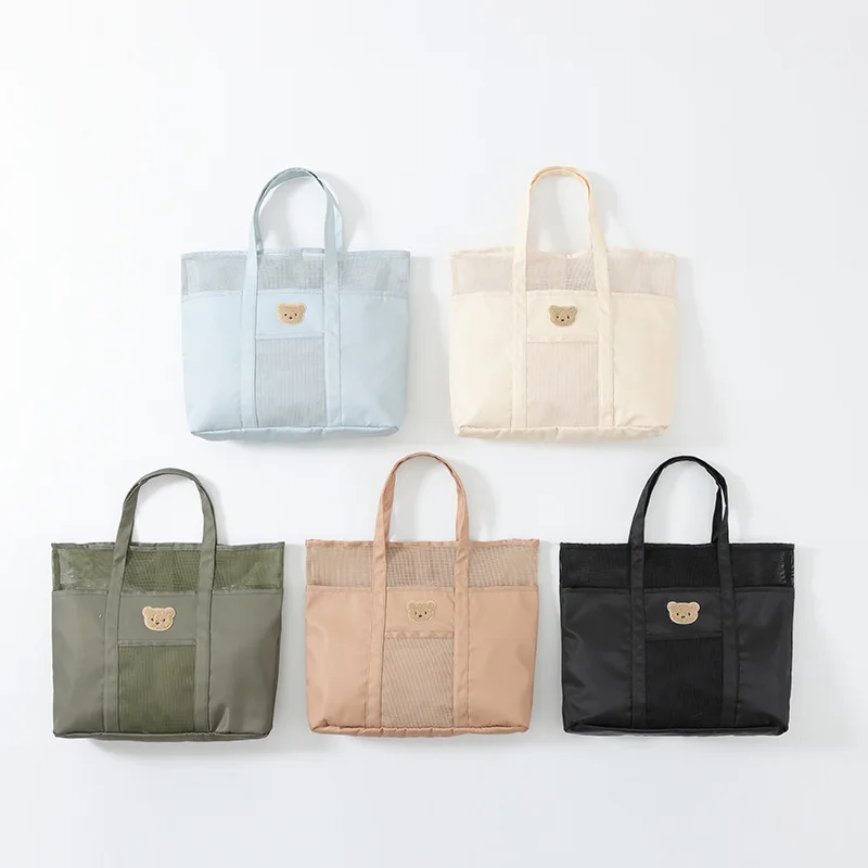 

Cart Hanging Bag Beach Bags Children's Toys Mesh Outdoor Travel Swimming Toiletry Storage Bag Organizer Ins Portable Storage Bag