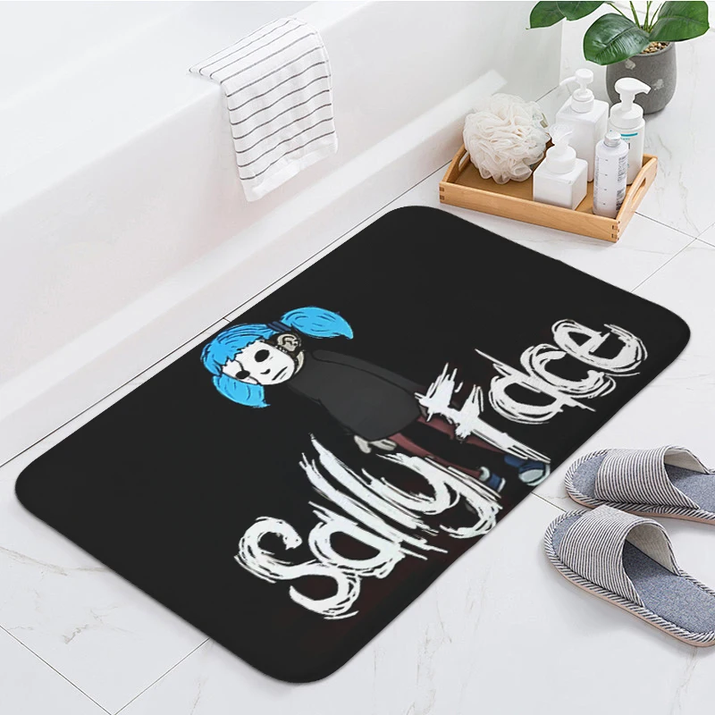 

Bath Foot Mat Non-slip D-Sally D-Face Room Floor Carpet Kitchen Entrance Door Doormat Balcony Hallway Bedroom Rug Slip-resistant