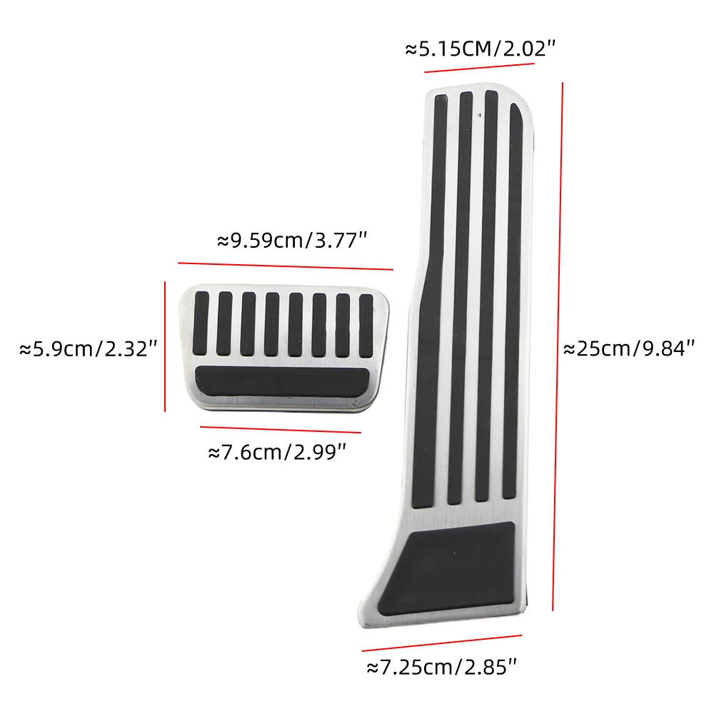 Für BYD Seal U Song Plus DM-i EV 2023 2024 2025 Edelstahl Auto Gaspedal Bremspedale Anti-Rutsch-Kraftstoff Fußpedal Abdeckungen – Detail 6