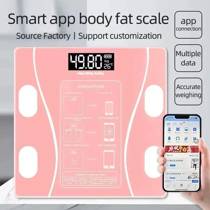 

Весы для измерения жира, весы для похудения и снижения веса, умные Bluetooth-весы для измерения жира, электронные весы, бытовые весы, медицинские весы.